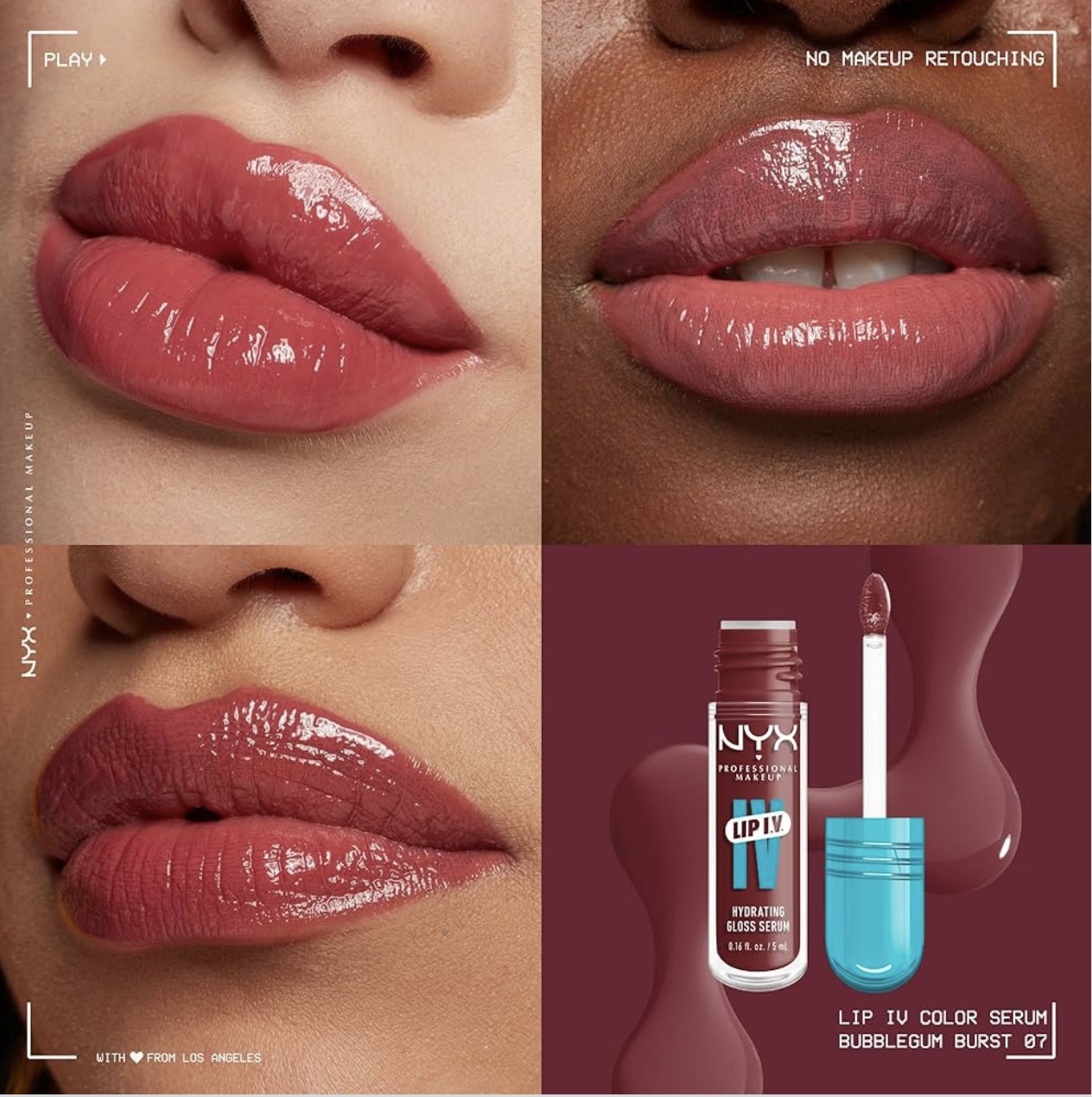 برق لب و تینت نیکس   LIP IV